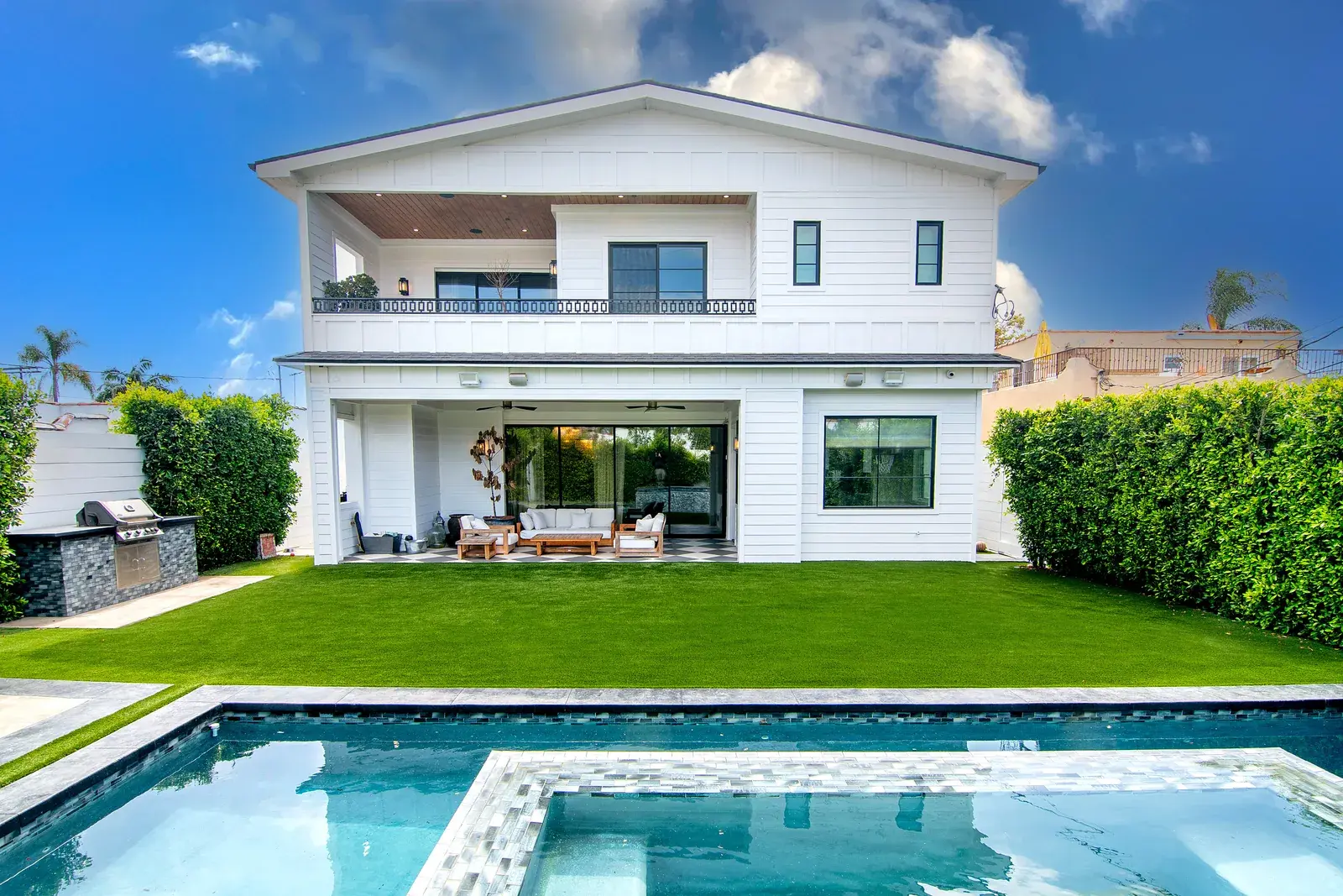 Poinsettia Veranda — 5-bedroom luxury villa rental in Beverly Grove, sleeps 10