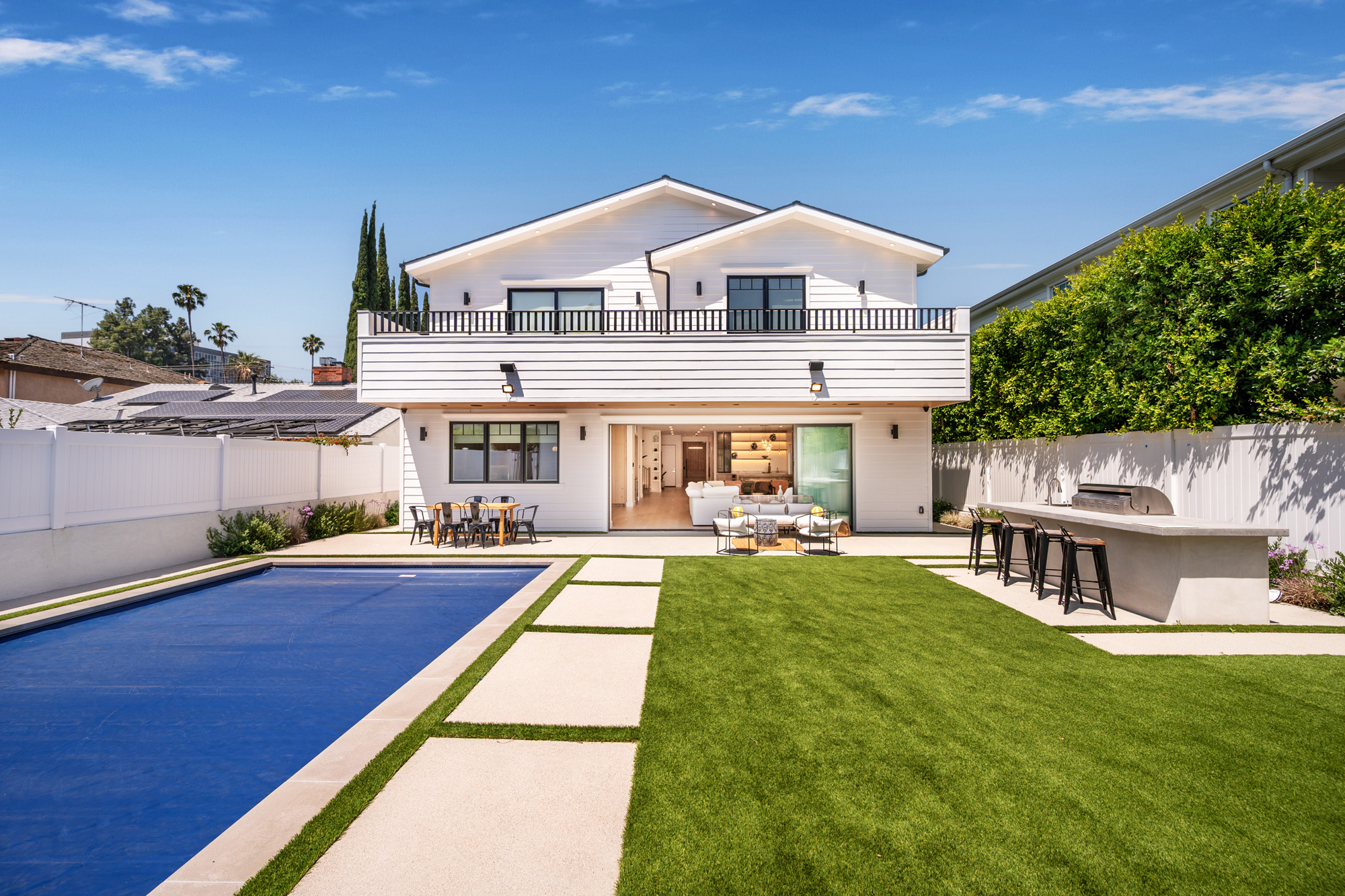 Gaviota Pavilion — 6-bedroom luxury villa rental in Encino, sleeps 12