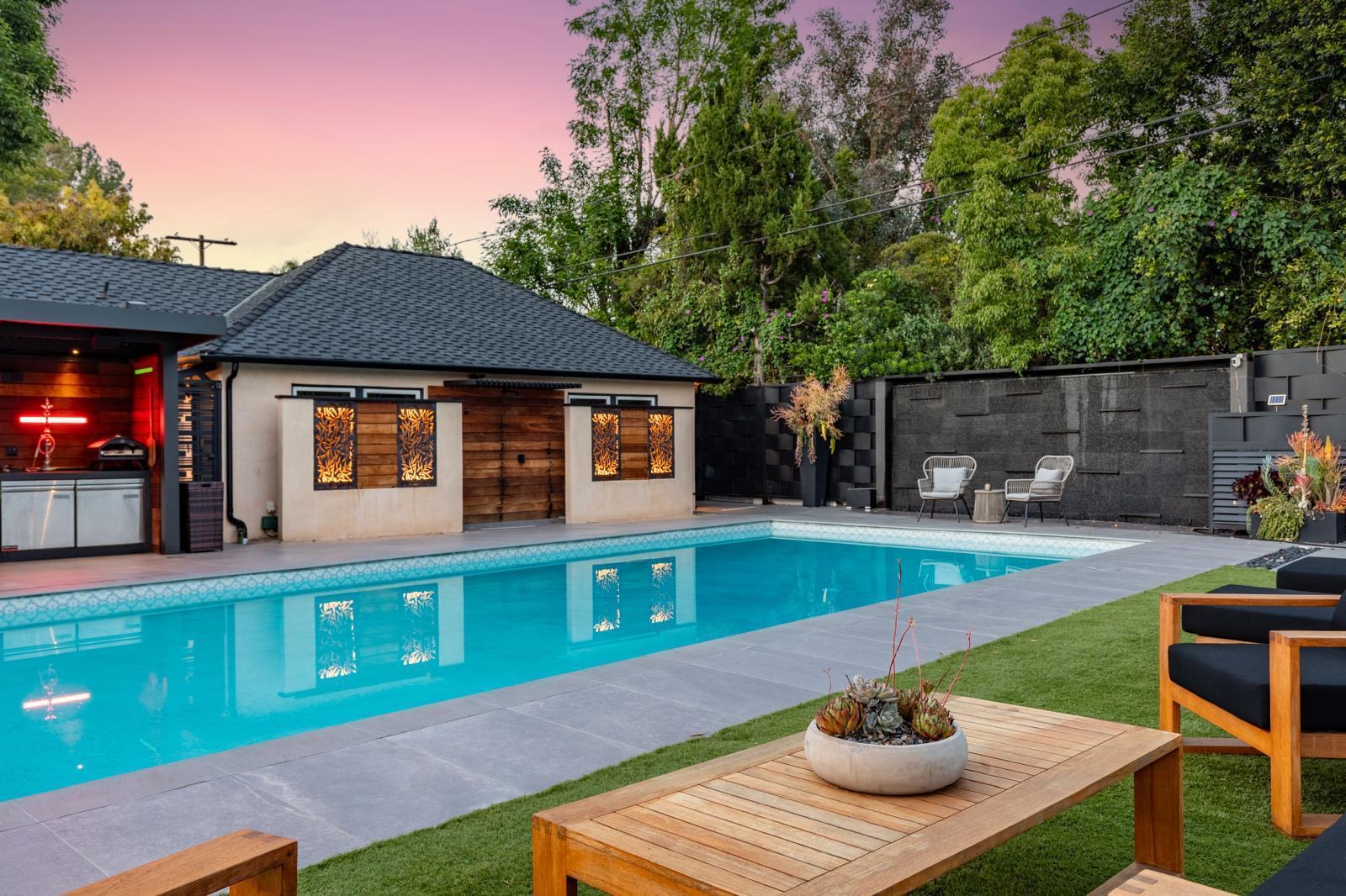 Varna Garden House — 3-bedroom luxury villa rental in Van Nuys, sleeps 6
